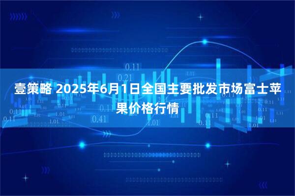 壹策略 2025年6月1日全国主要批发市场富士苹果价格行情