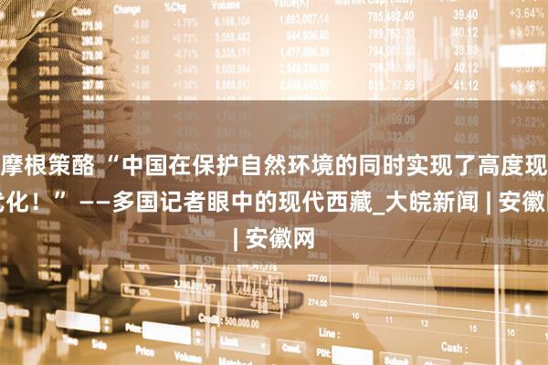 摩根策酪 “中国在保护自然环境的同时实现了高度现代化！” ——多国记者眼中的现代西藏_大皖新闻 | 安徽网