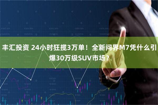 丰汇投资 24小时狂揽3万单!全新问界M7凭什么引爆30万级SUV市场?